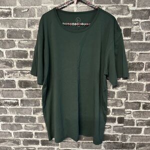 Form & Thread tee shirt green supima cotton